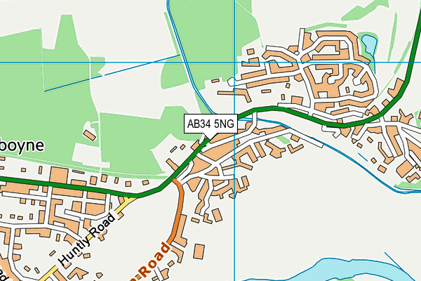AB34 5NG map - OS VectorMap District (Ordnance Survey) AB34 5NG map - OS VectorMap District (Ordnance Survey)
