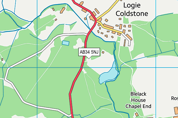 AB34 5NJ map - OS VectorMap District (Ordnance Survey) AB34 5NJ map - OS VectorMap District (Ordnance Survey)