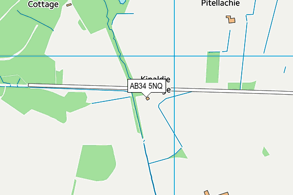AB34 5NQ map - OS VectorMap District (Ordnance Survey) AB34 5NQ map - OS VectorMap District (Ordnance Survey)