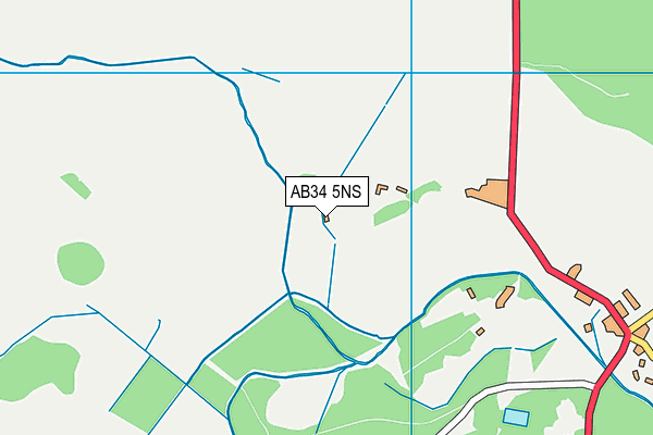 AB34 5NS map - OS VectorMap District (Ordnance Survey) AB34 5NS map - OS VectorMap District (Ordnance Survey)