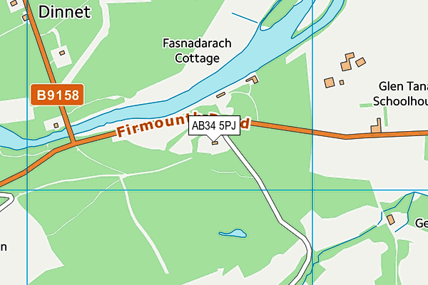 AB34 5PJ map - OS VectorMap District (Ordnance Survey) AB34 5PJ map - OS VectorMap District (Ordnance Survey)