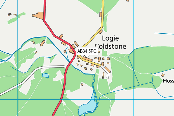 AB34 5PQ map - OS VectorMap District (Ordnance Survey) AB34 5PQ map - OS VectorMap District (Ordnance Survey)