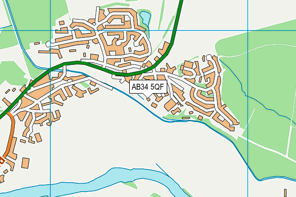 AB34 5QF map - OS VectorMap District (Ordnance Survey) AB34 5QF map - OS VectorMap District (Ordnance Survey)