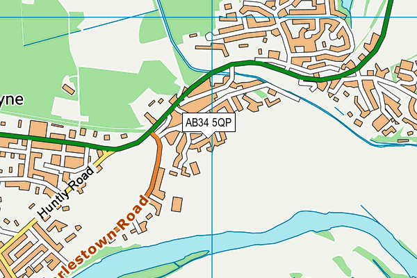 AB34 5QP map - OS VectorMap District (Ordnance Survey) AB34 5QP map - OS VectorMap District (Ordnance Survey)