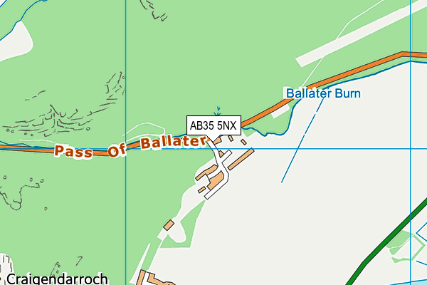 AB35 5NX map - OS VectorMap District (Ordnance Survey) AB35 5NX map - OS VectorMap District (Ordnance Survey)