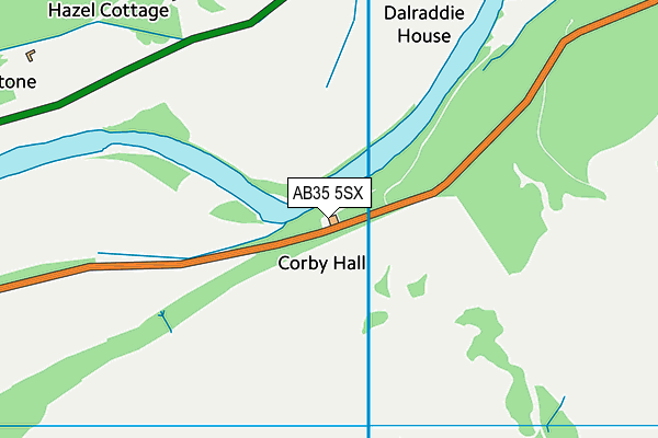AB35 5SX map - OS VectorMap District (Ordnance Survey) AB35 5SX map - OS VectorMap District (Ordnance Survey)