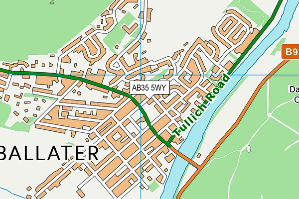 AB35 5WY map - OS VectorMap District (Ordnance Survey) AB35 5WY map - OS VectorMap District (Ordnance Survey)