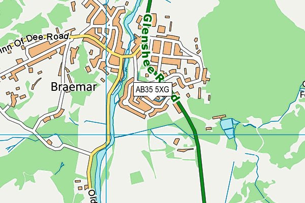 AB35 5XG map - OS VectorMap District (Ordnance Survey) AB35 5XG map - OS VectorMap District (Ordnance Survey)