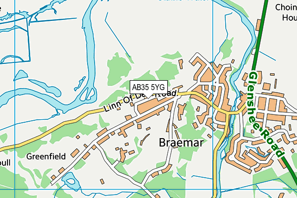 AB35 5YG map - OS VectorMap District (Ordnance Survey) AB35 5YG map - OS VectorMap District (Ordnance Survey)