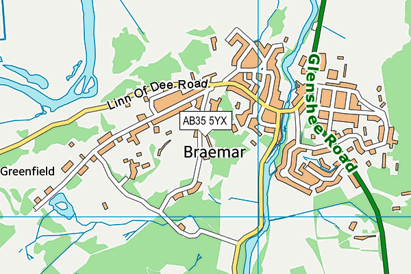 AB35 5YX map - OS VectorMap District (Ordnance Survey) AB35 5YX map - OS VectorMap District (Ordnance Survey)