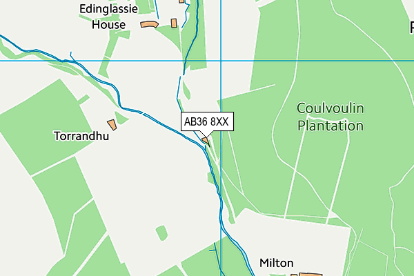 AB36 8XX map - OS VectorMap District (Ordnance Survey) AB36 8XX map - OS VectorMap District (Ordnance Survey)