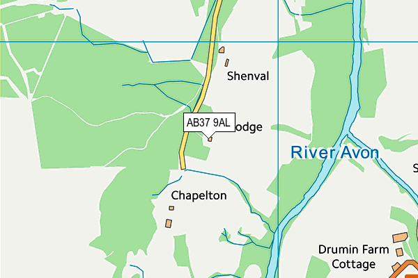 AB37 9AL map - OS VectorMap District (Ordnance Survey) AB37 9AL map - OS VectorMap District (Ordnance Survey)