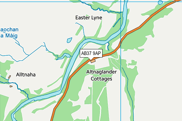 AB37 9AP map - OS VectorMap District (Ordnance Survey) AB37 9AP map - OS VectorMap District (Ordnance Survey)