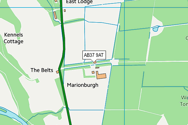 AB37 9AT map - OS VectorMap District (Ordnance Survey) AB37 9AT map - OS VectorMap District (Ordnance Survey)
