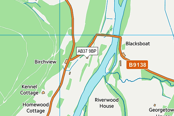 AB37 9BP map - OS VectorMap District (Ordnance Survey) AB37 9BP map - OS VectorMap District (Ordnance Survey)