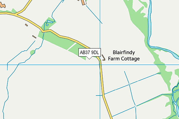 AB37 9DL map - OS VectorMap District (Ordnance Survey) AB37 9DL map - OS VectorMap District (Ordnance Survey)