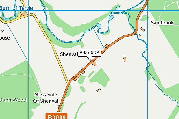 AB37 9DP map - OS VectorMap District (Ordnance Survey) AB37 9DP map - OS VectorMap District (Ordnance Survey)