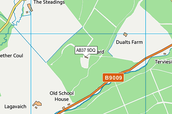AB37 9DQ map - OS VectorMap District (Ordnance Survey) AB37 9DQ map - OS VectorMap District (Ordnance Survey)