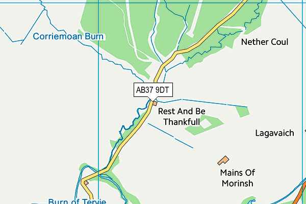 AB37 9DT map - OS VectorMap District (Ordnance Survey) AB37 9DT map - OS VectorMap District (Ordnance Survey)