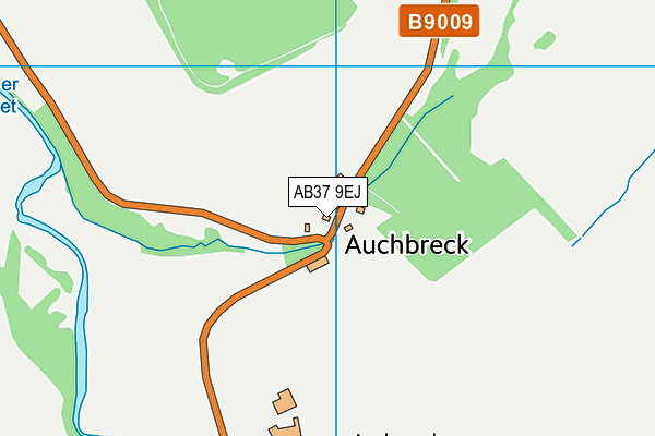 AB37 9EJ map - OS VectorMap District (Ordnance Survey) AB37 9EJ map - OS VectorMap District (Ordnance Survey)