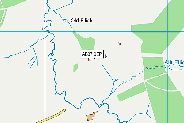 AB37 9EP map - OS VectorMap District (Ordnance Survey) AB37 9EP map - OS VectorMap District (Ordnance Survey)