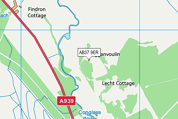 AB37 9ER map - OS VectorMap District (Ordnance Survey) AB37 9ER map - OS VectorMap District (Ordnance Survey)