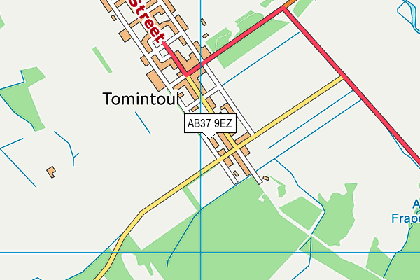 AB37 9EZ map - OS VectorMap District (Ordnance Survey) AB37 9EZ map - OS VectorMap District (Ordnance Survey)