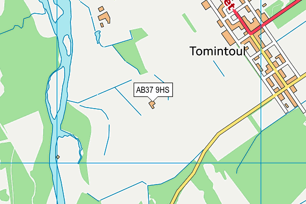 AB37 9HS map - OS VectorMap District (Ordnance Survey) AB37 9HS map - OS VectorMap District (Ordnance Survey)