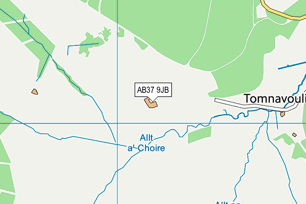 AB37 9JB map - OS VectorMap District (Ordnance Survey) AB37 9JB map - OS VectorMap District (Ordnance Survey)