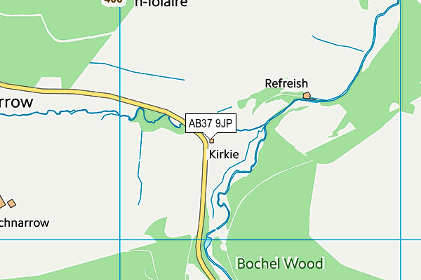 AB37 9JP map - OS VectorMap District (Ordnance Survey) AB37 9JP map - OS VectorMap District (Ordnance Survey)