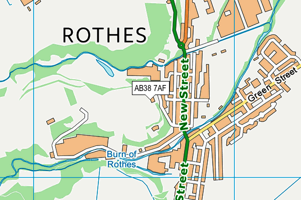 AB38 7AF map - OS VectorMap District (Ordnance Survey) AB38 7AF map - OS VectorMap District (Ordnance Survey)
