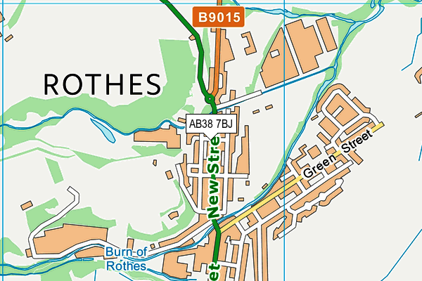 AB38 7BJ map - OS VectorMap District (Ordnance Survey) AB38 7BJ map - OS VectorMap District (Ordnance Survey)