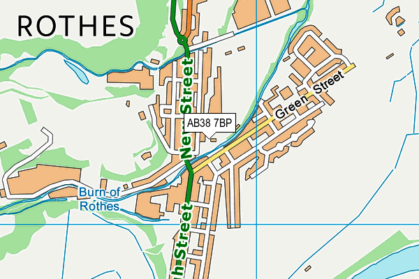 AB38 7BP map - OS VectorMap District (Ordnance Survey) AB38 7BP map - OS VectorMap District (Ordnance Survey)