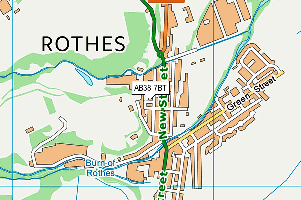 AB38 7BT map - OS VectorMap District (Ordnance Survey) AB38 7BT map - OS VectorMap District (Ordnance Survey)