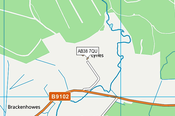 AB38 7QU map - OS VectorMap District (Ordnance Survey) AB38 7QU map - OS VectorMap District (Ordnance Survey)