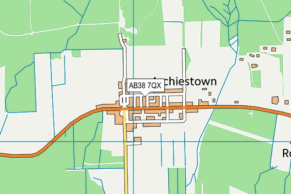 AB38 7QX map - OS VectorMap District (Ordnance Survey) AB38 7QX map - OS VectorMap District (Ordnance Survey)