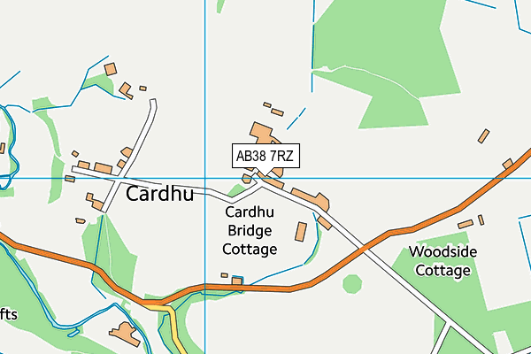 AB38 7RZ map - OS VectorMap District (Ordnance Survey) AB38 7RZ map - OS VectorMap District (Ordnance Survey)