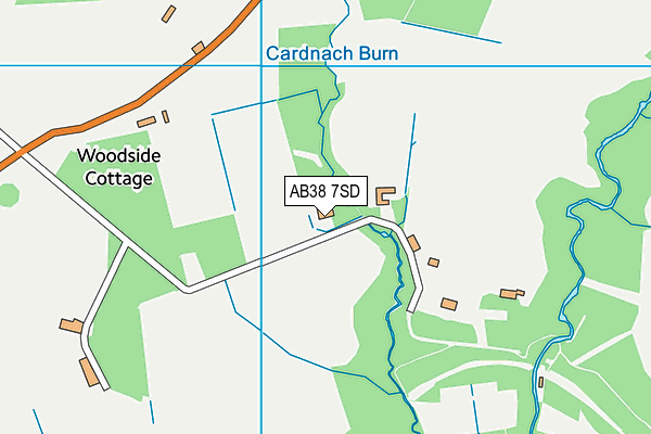 AB38 7SD map - OS VectorMap District (Ordnance Survey) AB38 7SD map - OS VectorMap District (Ordnance Survey)