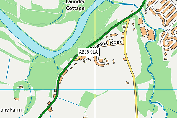 AB38 9LA map - OS VectorMap District (Ordnance Survey) AB38 9LA map - OS VectorMap District (Ordnance Survey)