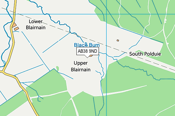 AB38 9ND map - OS VectorMap District (Ordnance Survey) AB38 9ND map - OS VectorMap District (Ordnance Survey)