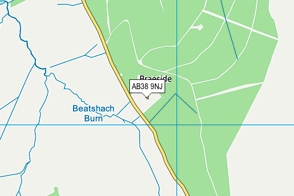 AB38 9NJ map - OS VectorMap District (Ordnance Survey) AB38 9NJ map - OS VectorMap District (Ordnance Survey)