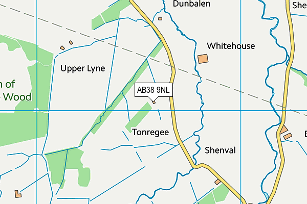 AB38 9NL map - OS VectorMap District (Ordnance Survey) AB38 9NL map - OS VectorMap District (Ordnance Survey)