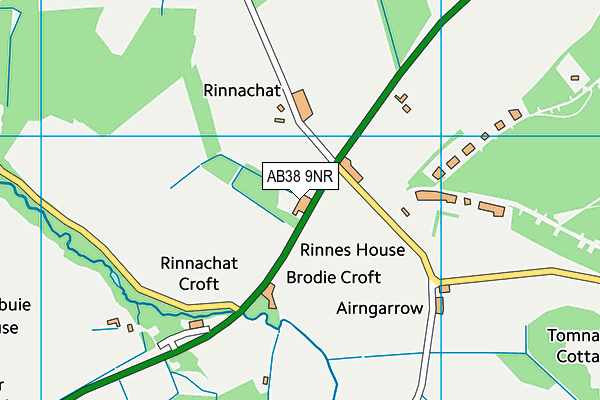 AB38 9NR map - OS VectorMap District (Ordnance Survey) AB38 9NR map - OS VectorMap District (Ordnance Survey)