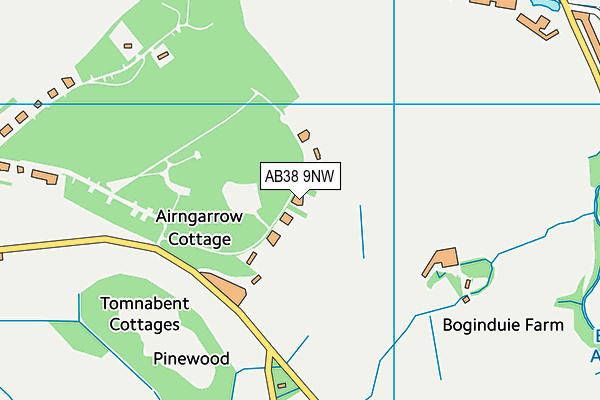 AB38 9NW map - OS VectorMap District (Ordnance Survey) AB38 9NW map - OS VectorMap District (Ordnance Survey)