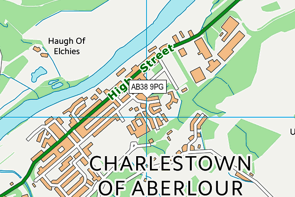 AB38 9PG map - OS VectorMap District (Ordnance Survey) AB38 9PG map - OS VectorMap District (Ordnance Survey)