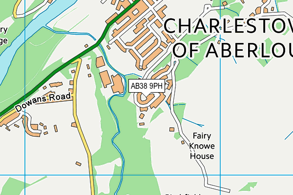 AB38 9PH map - OS VectorMap District (Ordnance Survey) AB38 9PH map - OS VectorMap District (Ordnance Survey)