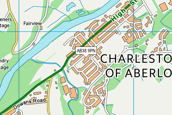 AB38 9PN map - OS VectorMap District (Ordnance Survey) AB38 9PN map - OS VectorMap District (Ordnance Survey)