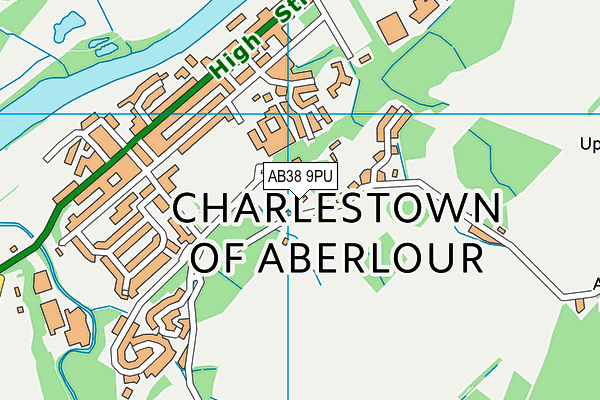 AB38 9PU map - OS VectorMap District (Ordnance Survey) AB38 9PU map - OS VectorMap District (Ordnance Survey)