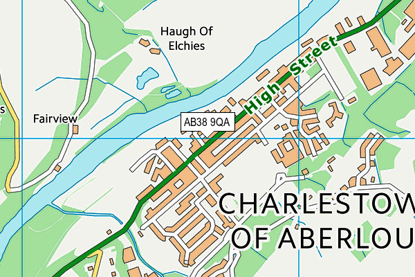 AB38 9QA map - OS VectorMap District (Ordnance Survey) AB38 9QA map - OS VectorMap District (Ordnance Survey)