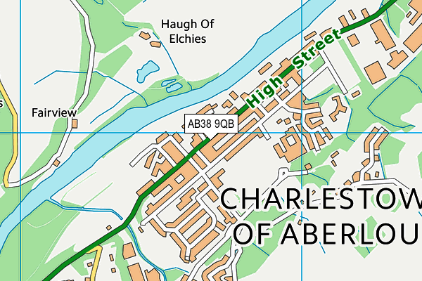 AB38 9QB map - OS VectorMap District (Ordnance Survey) AB38 9QB map - OS VectorMap District (Ordnance Survey)